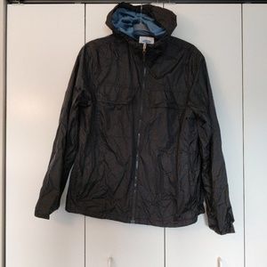 Water-resistant hooded nylon jacket/ Rain jacket
